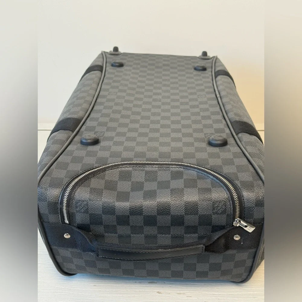 Louis Vuitton Neo Eole 55 Damier Graphite Rolling Duffle Bag